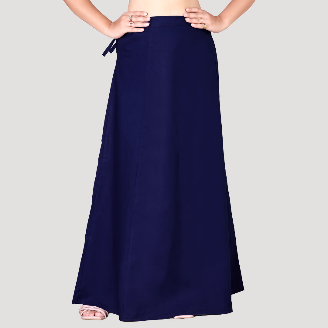 Paco Parrot™ Premium Cotton Petticoat for Women | Soft Breathable Cotton Saree Petticoat for Women
