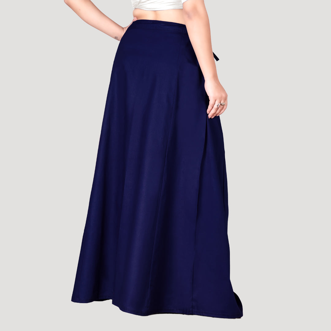 Paco Parrot™ Premium Cotton Petticoat for Women | Soft Breathable Cotton Saree Petticoat for Women