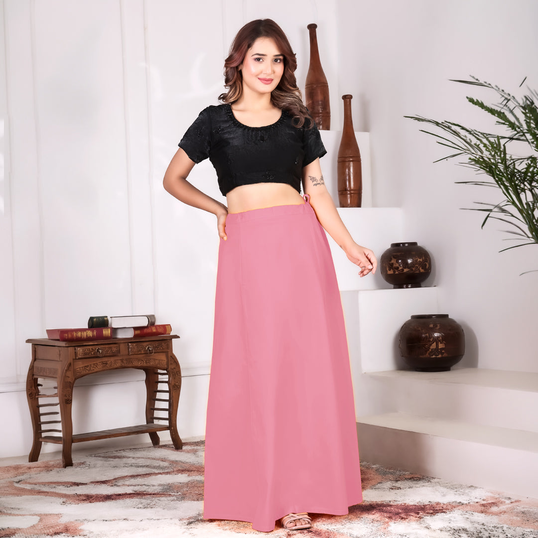 Paco Parrot™ Premium Cotton Petticoat for Women | Soft Breathable Cotton Saree Petticoat for Women
