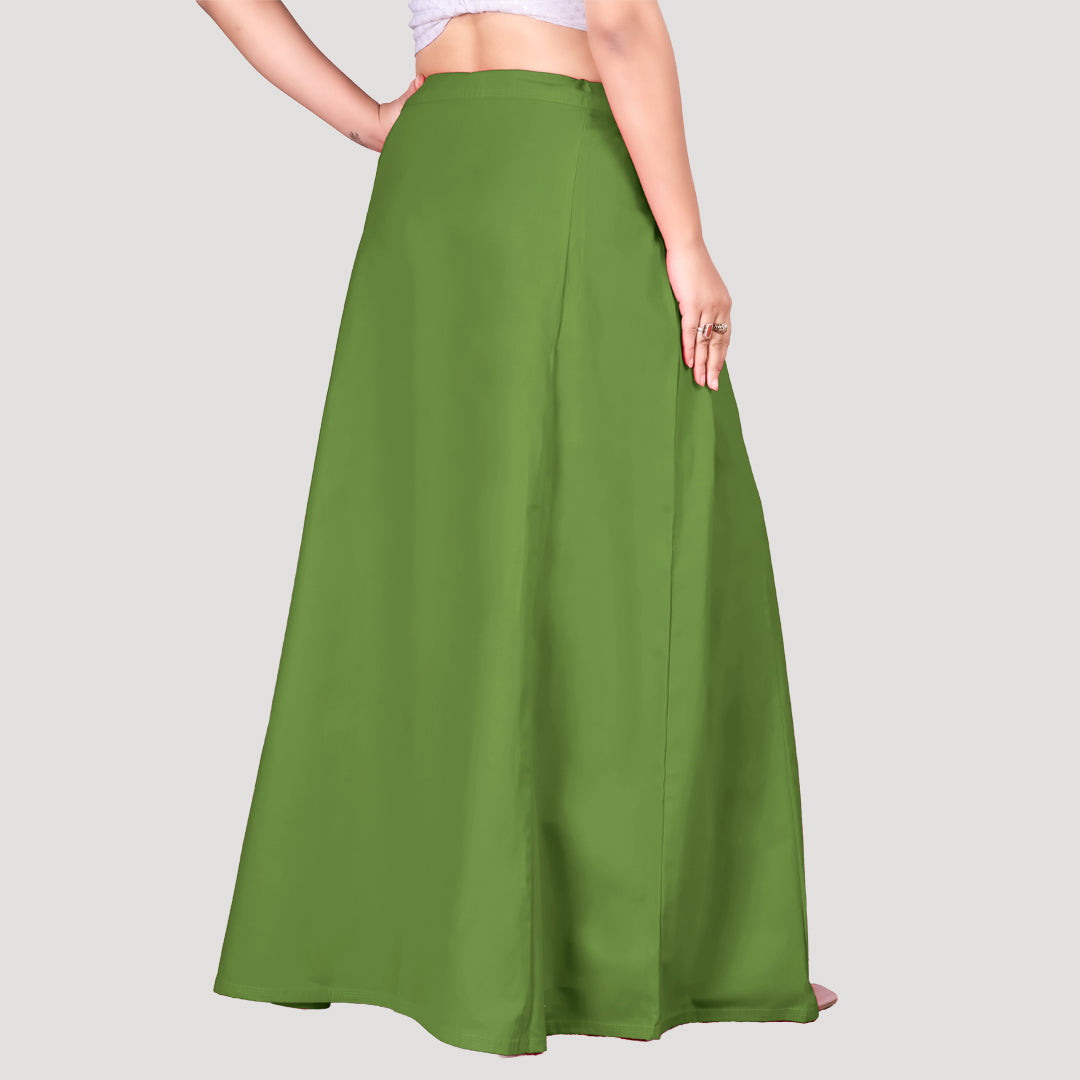 Paco Parrot™ Premium Cotton Petticoat for Women | Soft Breathable Cotton Saree Petticoat for Women